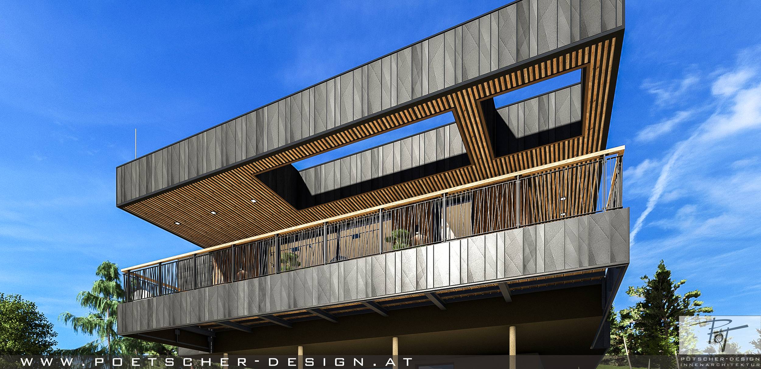 Privathaus auf Stelzen - Pötscher Design